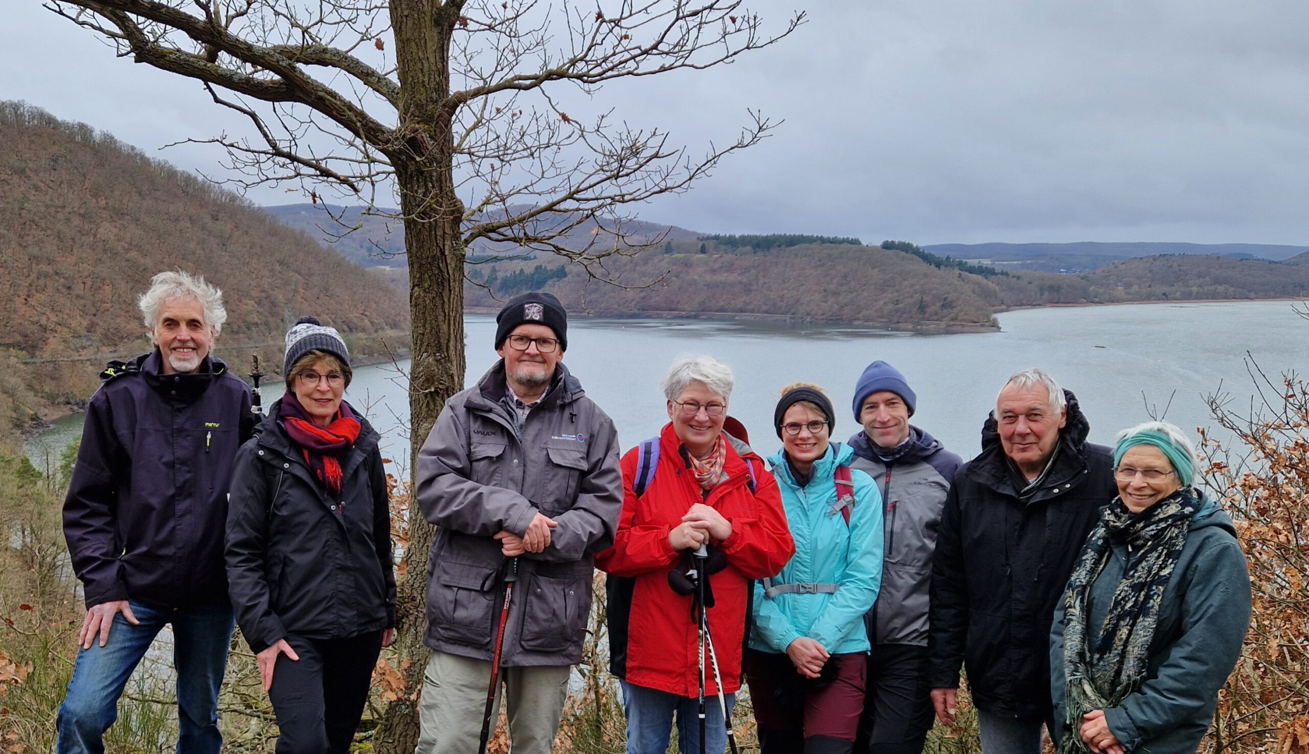 Winterliche Wanderung der Grünen auf der Schlossberg-Kanzel-Route bei Waldeck