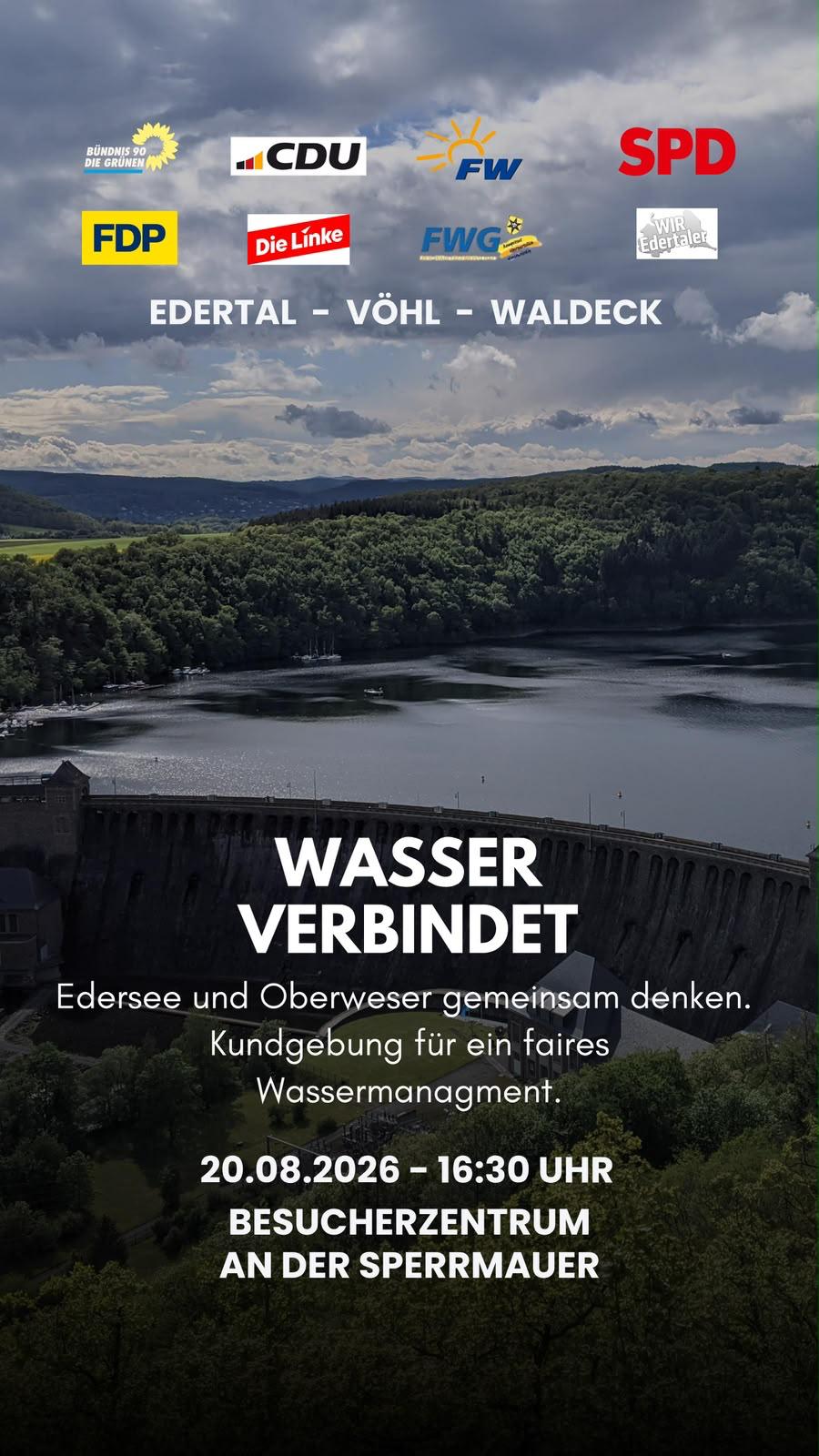 Gemeinsam für einen fairen Wasserstand am Edersee